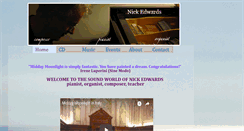 Desktop Screenshot of nickedwardsmusic.com