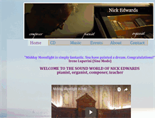 Tablet Screenshot of nickedwardsmusic.com